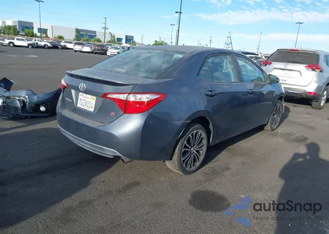 2014 Toyota Corolla S Plus from USA, damaged, VIN 5YFBURHE6EP159393